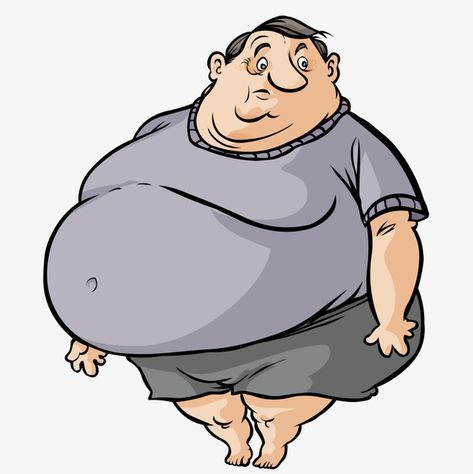 Fat Cartoon, Man Clipart, Person Drawing, Man Vector, Person Cartoon, Cartoon People, Cartoons Png, Fat Man, Cartoon Pics