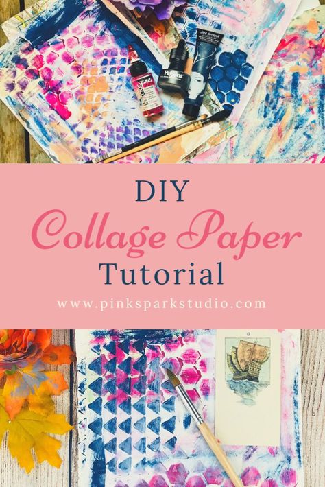 Soul Collage Instructions, How To Make Collage Papers, Make Collage Papers, Making Collage Papers, How To Make A Collage, Collage Tutorials, Reptile Art, Collage Fodder, Simple Collage