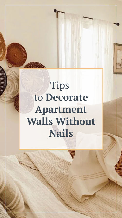 Decorate your apartment walls without nails! 🏠✨ Discover 12 tips for hassle-free decorating and get creative ideas to beautify your space in our blog. #ApartmentDecor #NoNailsNeeded #DecorTips No Drill Wall Decor, How To Decorate Apartment, Decorate Apartment, Curtain Tips, Decorate Your Apartment, Apartment Walls, Creative Wall Decor, Space Apartments, Wall Opening