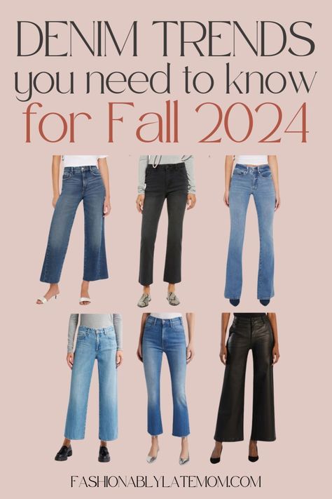 Elevate your denim game with our guide to Chic Denim Trends to Know for Fall 2024. Discover the must-have 2024 Denim styles and explore different Types Of Jeans that suit your personal style. Stay on-trend this season with our insights into the hottest Trends For 2024 in denim fashion. Jeans Trend 2024, 2024 Denim, Fall Fashion Jeans, Types Of Jeans, Winter Styles, Trends For 2024, Trend 2024, Fall Jeans, Fall Denim