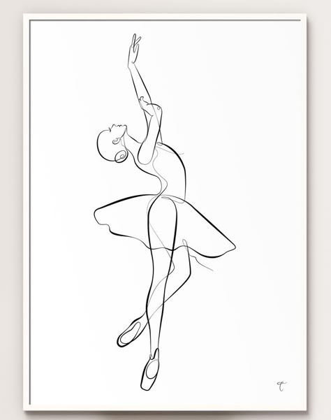 Ballerina Set of 3 Prints with Motivational Quote Phrase Ballet Tattoos, Dancing Drawing, Ballet Wall Art, Ballerina Drawing, Ballerina Wall Art, Affordable Artwork, Set Of 3 Prints, Printed Artwork, Stencils Wall