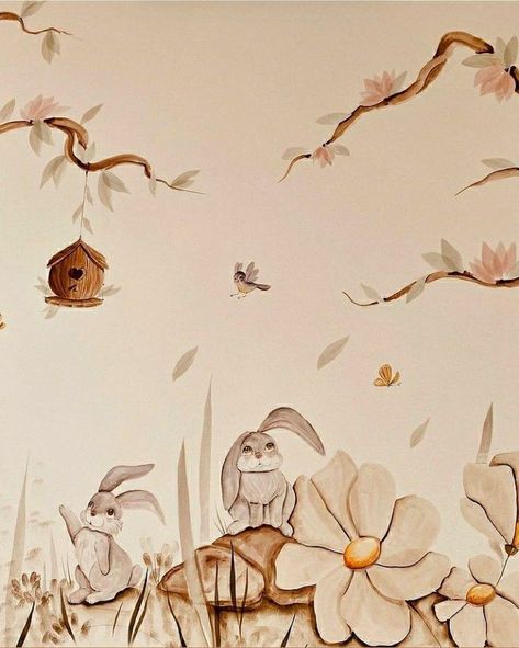 Nature Drawings, Watercolor Border, Bunny Wallpaper, Boho Party, Kids Room Wall Decor, Poster Background Design, Nature Drawing, Angel Art, Painting For Kids