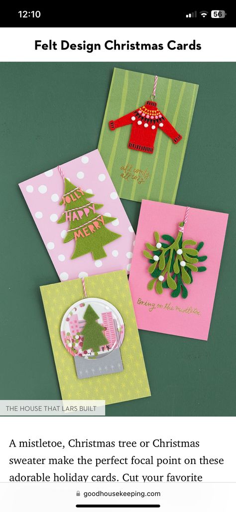 Card Diy Ideas, Christmas Cards Handmade Diy, Christmas Card Diy, Winter Things, Christmas Punch, Crafty Christmas, Card Inspo, Christmas Decoration Ideas, Craft Christmas