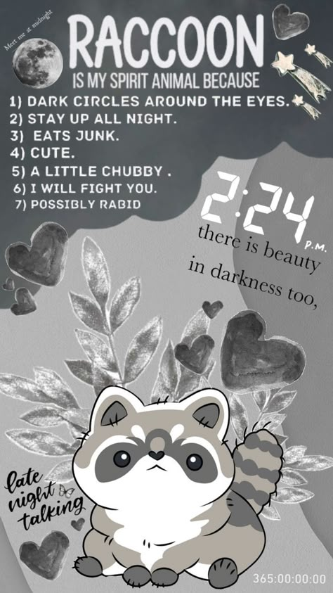 Raccoon #raccoon #raccoons #spiritanimal #spirit #raccoonspiritanimal #spiritanimals #gray #graybackground #graywallpaper #grayvibes #latenight #night #nightsky #sky #clouds #moon Raccoon Drawing, Raccoon Art, Pet Raccoon, Goth Wallpaper, Cute Raccoon, Raccoon Funny, Trash Panda, Cool Wallpapers Art, Racoon