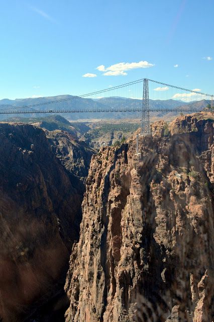 Would you take a walk across the highest suspension bridge in the United States, that crosses a gorge 955 feet high above the Ark... Colorado Pictures, Royal Gorge Bridge, Canon City Colorado, Royal Gorge, Colorado Art, Architectural Art, The Ark, Pedestrian Bridge, Colorado Usa