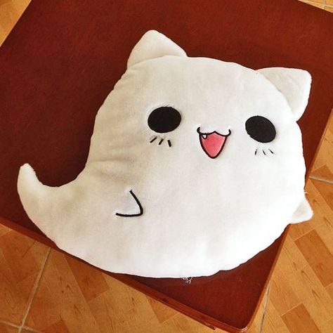 para Brandon Smiley Pillows, Emoji Ghost, Kitty Anime, Gadgets Gifts, Anting Manik, Emoji Pillows, Cat Cushion, Pillow Fort, Kawaii Plush