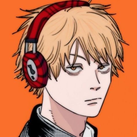 Chainsawman Aesthetic Wallpaper, Headphones Wallpaper Aesthetic, Aesthetic Wallpaper Pfp, Headphones Wallpaper, Wallpaper Aesthetic Anime, Music Anime, Wallpaper Pfp, Chainsaw Man, Wallpaper Aesthetic