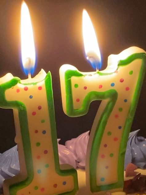 17 Birthday Candle, 17 Candles Birthday, Birthday Candle Painting, Celebration Art Gcse, Candles Birthday Aesthetic, 17 Aesthetic Number, Birthday Candle Drawing, Birthday Candles Aesthetic, Lonely Birthday