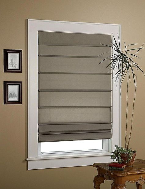 The 4 Basic Types of Window Shades for Bedrooms Bedroom Roman Shades, Faux Transom Window, Fabric Window Shades, Sheer Roman Shades, Paint Curtains, Popular Window Treatments, Countryside Farmhouse, Waldorf Salad Recipe, Kitchen Shades