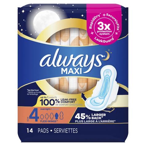 Always Maxi Pads, Always Pads, Maxi Pads, Feminine Pads, Maxi Pad, Period Pads, Neutrogena Makeup, Menstrual Pads, Hot Melt Adhesive