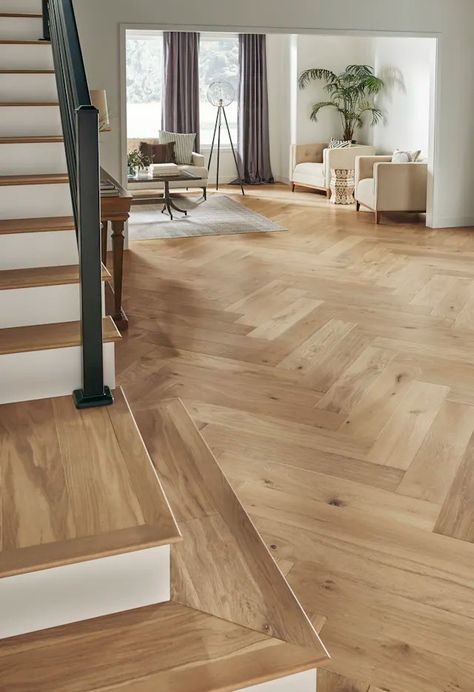 Latitude Collection® | Mannington Vinyl Plank Flooring Colors, Wood Floor Design, Herringbone Wood Floor, Natural Wood Flooring, Wood Tile Floors, Living Room Update, Sherwin Williams Paint Colors, 2024 Color, Floor Colors