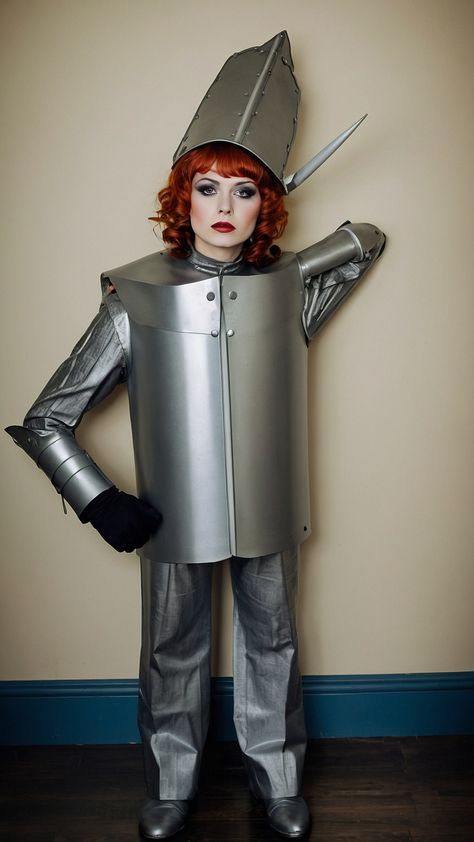 Create a stunning tin man costume that will steal the show at your next event Our blog post offers a comprehensive guide for DIY enthusiasts including easy steps to craft a whimsical look inspired by the iconic Wizard of Oz Whether you're dressing up as Dorothy or embracing a creative aesthetic with the tin man theme youll find all the inspiration you need Perfect for womens DIY projects our tips and tricks make it fun and accessible Unleash your inner designer with our hot t Jitterbug Costume Wizard Of Oz, Wizard Of Oz Diy Costumes, Toto Costume Wizard Of Oz, Wizard Of Oz Costumes Diy, Wizard Of Oz Costume Ideas, Tin Man Costume, The Wizard Of Oz Costumes, Tin Man Costumes, Man Costume Ideas