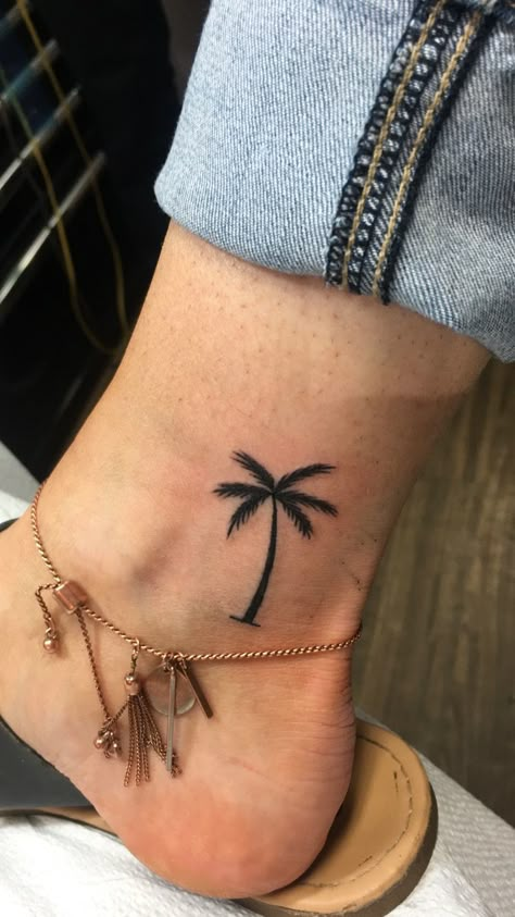 Small Tattoo Arm, Palm Tree Tattoos, Tree Tattoo Ankle, Palm Tree Tattoo Ankle, Tree Tattoo Arm, Tattoo Ankle, Palm Tattoos, Tree Tattoos, Shape Tattoo