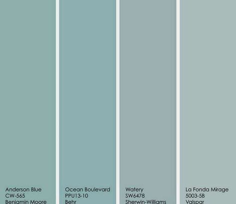 Similar to robin egg blue, duck egg blue is mostly found in more craftsman, country, and rustic style spaces. And according to this new Houzz article it is “the most... Robins Egg Blue Living Room, Duck Egg Bedroom, Duck Egg Blue Paint, Duck Egg Blue Bedroom, Egg Blue Paint, Robins Egg Blue Paint, Duck Egg Blue Colour, Hacks Ikea, Kitchen Blue