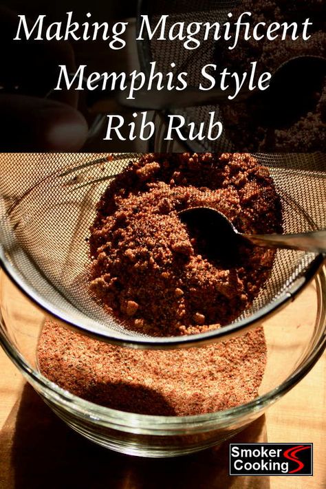 Whether you're cooking spareribs or babybacks, this Memphis rib rub recipe will make those ribs taste simply delicious! Rib Dry Rub, Pork Rub Recipe, Rib Rub Recipe, Bbq Rub Recipe, Homemade Dry Mixes, Smoked Pork Ribs, Mustard Powder, Celery Salt, Dry Rub Recipes