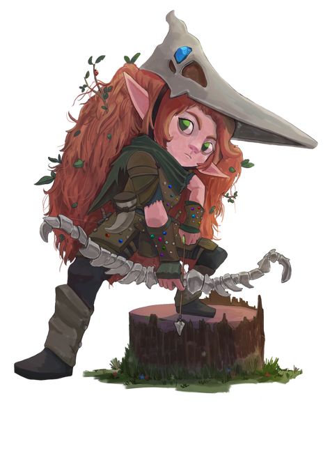 Rock Gnome Dnd Female, Gnome Ranger, Dnd Halfling, Gnome Dnd, Deep Gnome, Ranger Dnd, Female Gnome, Vanellope Von Schweetz, Dnd Races