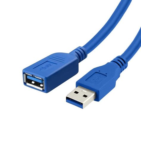 ULTRICS USB male to female extension cable is perfect for connecting the USB ports on the back of the desktop. It is designed to extend the connection between PC and USB peripherals such as Hub, Printer, Card Reader, Flash Drive, Scanner, Hard disk, Mouse, Keyboard. It can provide high speed data transfer up to 5Gbps, 10X faster than USB 2.0 leads. It protects the USB sockets of your devices by reducing plug and unplug times. Built with bare copper conductors to ensures maximum conductivity. Mouse Keyboard, Extension Lead, Audio Music, Data Loss, Data Transfer, Data Transmission, Printer Scanner, Phone Card, Extension Cable