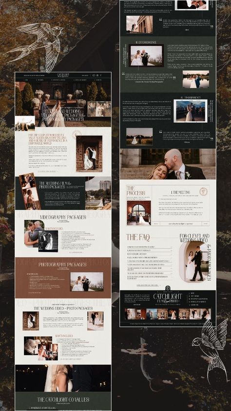 Create the perfect wedding website to share your love story! Offering personalized designs, easy-to-use features, and responsive layouts. Contact us now on Fiverr to make your wedding unforgettable! Vintage Aesthetic Website Design, Gothic Website Design, Whimsical Website Design, Whimsical Website, Moody Website Design, Romantic Website Design, Videography Website, Branding Tattoo, Moody Branding