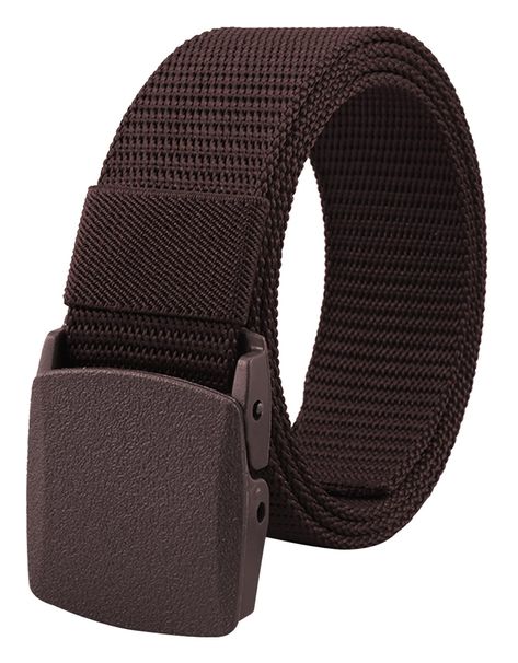 PRICES MAY VARY. 1.QUALITY NYLON BELT：Premium nylon webbing, lightweight, soft, flexible, sturdy and durable, sweat absorption and dry fast. Suitable for daily wearing with all pants, and outdoor heavy duty work or sports. 2.NON-METAL BELT： Well-designed men's nylon web belt plastic buckle. Travel-friendly Non-Metal construction, Nickel Free, Non-Allergic. Allow you to be able to go through a metal detector, airport security without having to take it off. 3.PRECISELY ADJUST：If the strap is too l Web Belt, Work Belt, Airport Security, Webbing Belt, Branded Belts, Metal Belt, Metal Detector, Metal Construction, Wellness Design