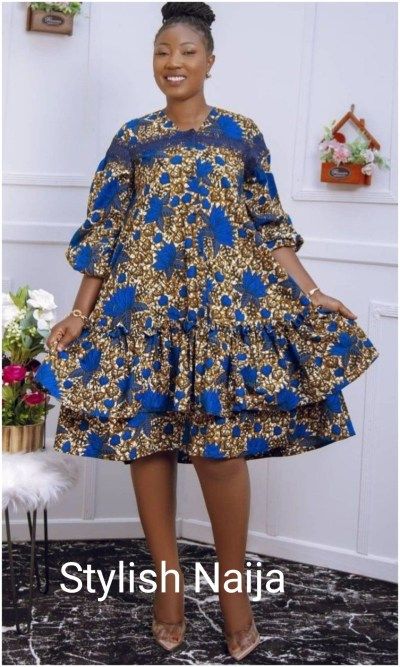 Trendy Ankara Circle Dress Styles You Should Consider. - Stylish Naija Ankara Circle Dress, Short Gown Styles, Stylish Naija, Sassy And Classy, Ankara Short Gown Styles, Circle Dress, Short Gowns, Gown Styles, African Fashion Dresses