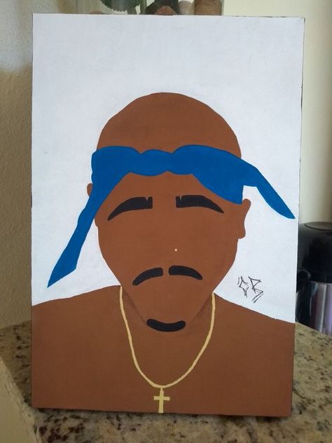 Hypebeast Canvas Art, Rap Canvas Paintings, Cartoon Art On Canvas, Black Art Painting Canvas Easy, Painting Ideas On Canvas Graffiti, Tupac Painting Easy, Canvas Painting Trendy, 2pac Paintings, Partynextdoor Painting