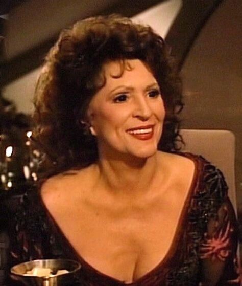 Majel Barrett as Lwaxana Troi, The Next Generation. Lwaxana Troi, Majel Barrett, Gene Roddenberry, Auntie Mame, Star Treck, Cicely Tyson, Star Trek 1, New Star Trek, Star Trek Original Series