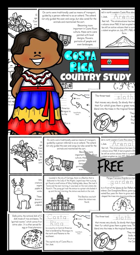 Costa Rica Facts, Japan For Kids, Germany For Kids, All About China, History Lessons For Kids, Country Study, Italy For Kids, Geography For Kids, Country Studies