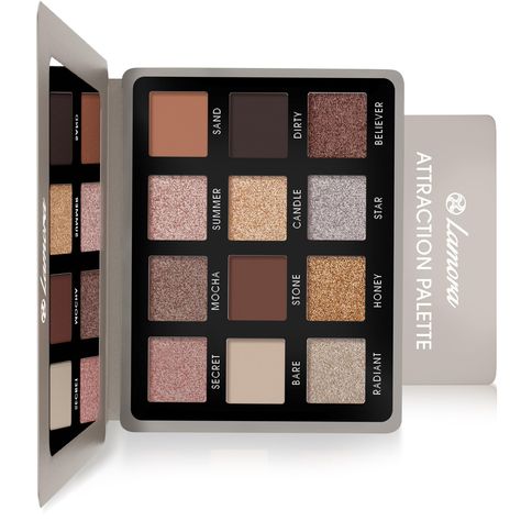 PRICES MAY VARY. ❤ FROM NEUTRAL TO EXTREM GLAM MAKEUP LOOKS ❤ - This must-have everyday natural eyeshadow palette includes 8 shimmer and 4 matte shades for a variety of make up looks - from cool toned to neutral, dramatic smokey eyes, and extreme glam. A cool tone lovers' dream for any mood, outfit, or occasion. ❤ SMOKY EYESHADOW PALETTE ❤ - Soft or dramatic smokey eye shadow does not have to be shades of grey. The timeless look is for everyone and feels cool, edgy, glam and classic at the same time. Adding some shimmery brown, gold and copper shades creates a soft look with a less dramatic and romantic feel which keeps your eyes looking big, bright, and fresh. ❤ NATURAL BRIDAL MAKEUP ❤ - A perfect matte and shimmer eyeshadow palette neutral for weddings and wedding parties including neutr Smokey Eye Shadow, Smokey Eyeshadow Palette, Natural Eyeshadow Palette, Dramatic Smokey Eye, Glam Makeup Looks, Shimmer Eyeshadow Palette, Travel Size Makeup, Edgy Glam, Smokey Eyeshadow