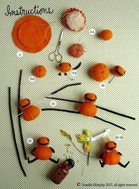 Goth Crafts, Jennifer Murphy, Felted Dolls, Pumpkin Man, Halloween Miniatures, Picture Albums, Halloween Doll, Autumn Crafts, Halloween Ornaments