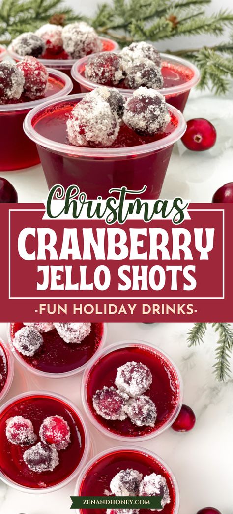 Bright and merry cranberry jello shots recipe perfect for Christmas parties. Sweet and sour cranberry gelatin mix and cranberry vodka makes a festive and fun holiday jello shots recipe. Cranberry Jello Shots, Malibu Jello Shots, Holiday Jello Shots, Strawberry Margarita Jello Shots, Best Jello Shots, Jello Shots Vodka, Jello Shots Recipe, Christmas Jello, Christmas Jello Shots