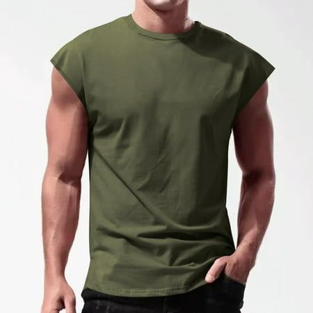 Save $2.5 for each additional purchase! Men's Breathable Sleeveless T Shirt Tops Slim Fashion Summer Round Neck Short Sleeve Features: MaterialIt is made of high-quality materials and is durable enough to meet your daily wear. FeaturesFashion and fashionable design make you more attractive. SizePlease refer to the size chart in the picture before placing an . Matching Perfect with your favorite jeans and so on OccasionsComfortable materials are very suitable for daily and casual, and I you will like them. Product Description: Season: Spring and summer Gender: Male Occasion: Daily, party, beach Material: ice porcelain cotton Length: normal Pattern type: solid color Style: Fashion, Casual Contains: 1x Sleeveless T-shirt Men's Solid Color Sleeveless Round Neckline Fit T-Shirts Size S-4XL Big& Mens Work Shirts, Fitness Tank Top, Beach Volley, Graphic Tank Tops, Fitness Bodybuilding, Summer Outfits Men, T-shirts & Tank Tops, Workout Tshirts, Sleeveless Tshirt