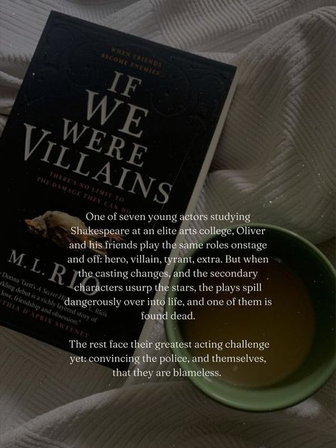 Investigation Thriller Books, Books To Read About Crimes, We Were Villains, James And Oliver If We Were Villains Fanart, Of We Were Villains, If We Were Villains Oliver, Villain Books, If We Were Villains Book, If We Were Villains Aesthetic