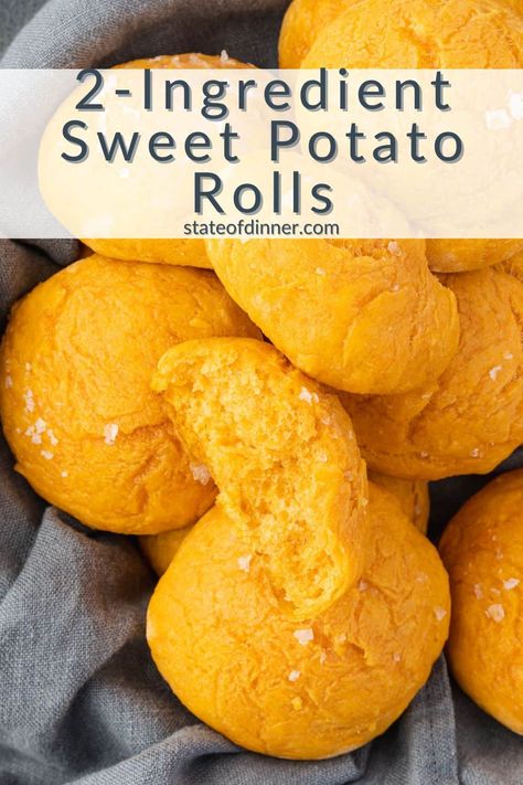 Sweet Potato Roll, Potato Roll Recipe, Sweet Potato Rolls Recipe, Beautiful Bun Hairstyles, Easy Beef Recipes, Sweet Potato Rolls, Sweet Potato Buns, Potato Rolls, Sweet Potato Bread