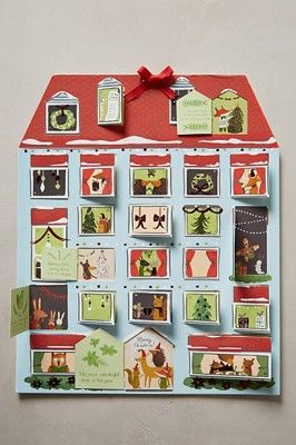 Anthropologie Home for the Holidays Advent Calendar Advent Calenders, Christmas Calendar, Diy Advent Calendar, Home For The Holidays, Christmas Advent Calendar, Noel Christmas, Merry Little Christmas, Christmas Advent, Christmas Activities