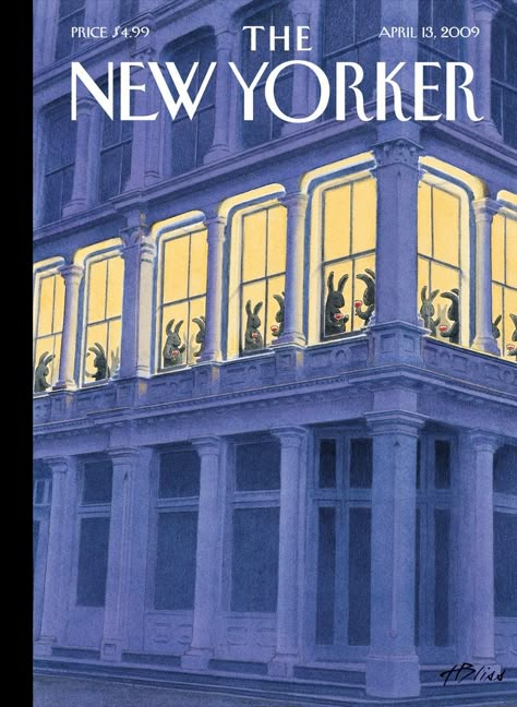 Cover Illustrations, The New Yorker Magazine, Vintage Wallpapers, New Yorker Magazine, Vision Art, New Yorker Covers, Classy Tattoos, Blue Poster, Conde Nast