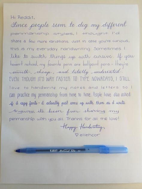 And this example of someone who has mastered every kind of style. | 18 Pieces Of Handwriting So Satisfying They'll Make Everything OK Again Handwriting Examples, Pretty Handwriting, Perfect Handwriting, Handwriting Analysis, Improve Your Handwriting, Improve Handwriting, Neat Handwriting, Handwriting Styles, Beautiful Handwriting