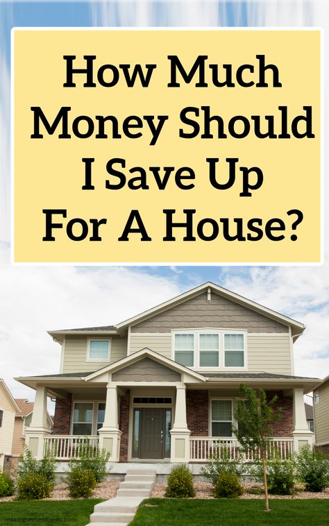 How Much Money To Save For A House, Save Up For A House, Save Money For A House, How To Save Money To Buy A House, Best Way To Save For A House, Affording A House, Savings For A House, Saving For House, Saving Up For A House