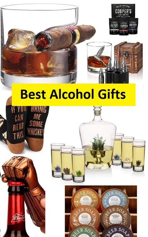 Gift for drink lovers should be useful, unique and have a wow factor. We have a best collection of alcohol gifts to fit this requirement. These are definitely going to give great delight. Best Drinking gifts are loved by alcoholics. Gift Ideas For Drinkers, Rum Gift Ideas, Alcohol Valentines Gift, Gifts For Rum Lovers, Alcohol Merchandise, Alcohol Related Gifts, Alcohol Gifts For Men, Beer Soap, Drinking Gift