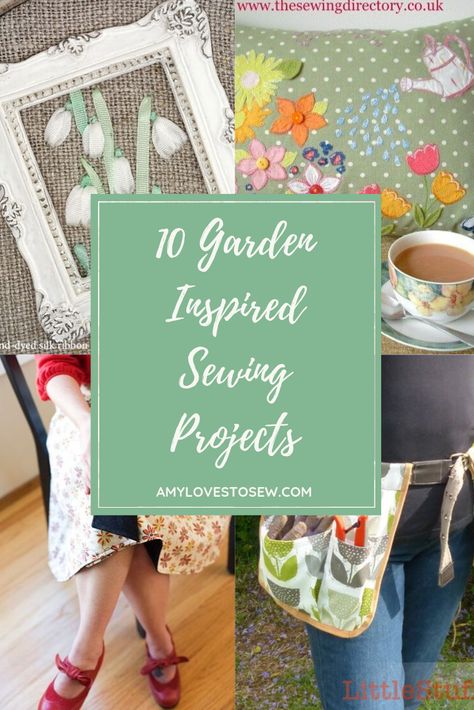 This post contains a collection of awesome garden sewing ideas. Click through to discover how to sew tutorials including; a garden sewing cushion cover and other craft projects for gardening gifts. #beginnersewing #sewingtutorial #sewingideas #sewinginspiration #lovetosew Gardening Sewing Projects, Sewing Garden Projects, Garden Sewing Projects, Sewing Projects For Gardeners, Sewing Gifts For Gardeners, Mother’s Day Sewing Gift, Best Gifts For Sewers, Garden Sewing, Sewing Projects Patterns