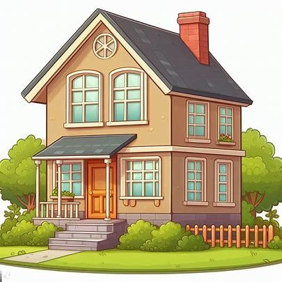 single house cartoon clipart images - Pencipta Imej daripada Microsoft Designer Cartoon House Animation, House Doodle, Eyes Images, Single House, Beautiful Eyes Images, House Cartoon, Cartoon House, Cartoon Clipart, House Property