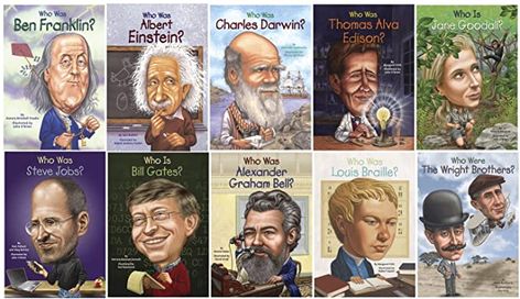 Who Was Books, Biographies For Kids, Louis Braille, Thomas Alva Edison, Alva Edison, Book Bin, Guided Reading Levels, Jane Goodall, Wright Brothers