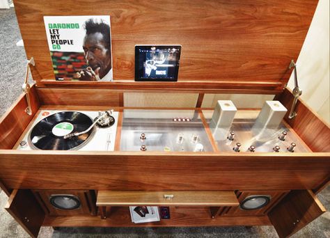 Turntable Console, Technics 1200, Audio Furniture, Classic Consoles, Drexel Furniture, Finger Lakes Ny, Thanks For The Compliment, Sound Equipment, Console Cabinet