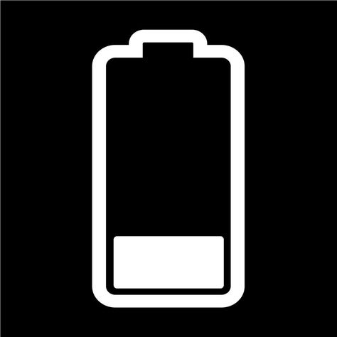 Sign of battery icon 1% Battery Wallpaper, 100% Phone Battery Wallpaper, Phone Battery Icon, Exide Battery Logo, Battery Logo, Fully Charged Battery Icon, Battery Icon, White Png, Intro Youtube