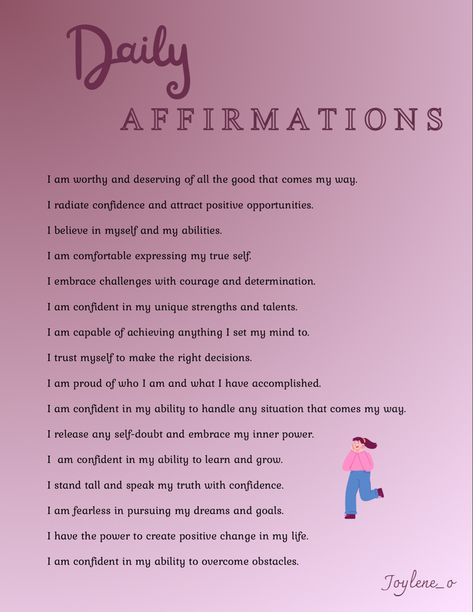 Repeat these affirmations daily, preferably in front of a mirror and truly believe in their power. With time and practice, you will start to feel more confident and empowered. Mirror Affirmations, Feel More Confident, I Believe In Me, Self Concept, I Am Worthy, Mirror Work, A Mirror, Daily Affirmations, Positive Affirmations