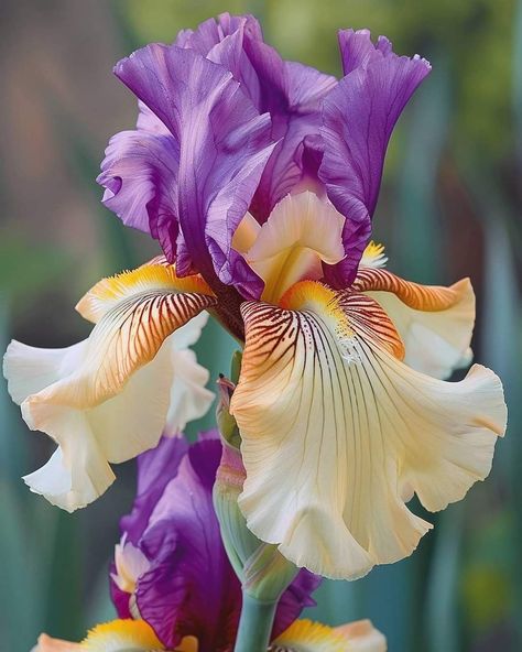 Potted Plants Patio, Flower Places, Iris Art, Flora Flowers, Backyard Flowers, Iris Garden, Wonderful Flowers, Flower Art Images, Iris Flowers