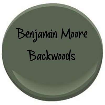 Backwoods Paint Color, Benjamin Moore Backwoods, Favorite Paint Colors, Green Paint Colors, Favorite Paint, Interior Paint Colors, House Paint, Paint Colours, Exterior Paint Colors