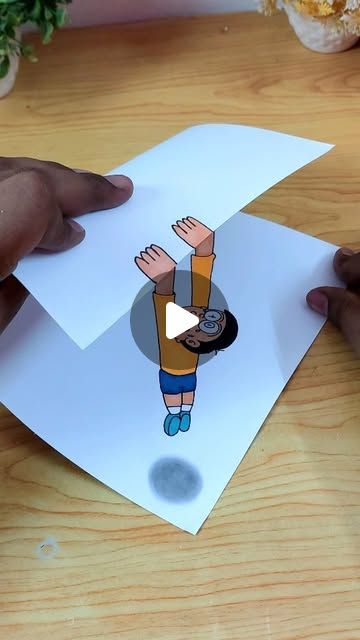 27K likes, 107 comments - mr.indianchitrkar el June 19, 2024: "3D trick Art of Hanging NOBITA ❤️🙏
 #3d #3dart #drawing #fyp #foryou #foryoupage #draw #drawing 

Thankyou so much for sending Amazing products @inkarto_india 😍❤️

Follow for more videos 💥✨️ 💥 ✨️💥✨️💥". 3d Drawings Videos, Kindergarten Crafts Easy Art Projects, Easy Stitch Drawing, Cartoon Art Easy, Easy And Simple Drawings, Nobita Drawing, Easy To Draw Animals, Best Drawing For Kids, Kindergarten Art Crafts