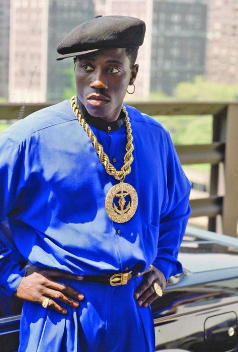 Wesley Snipes as 'Nino Brown' in New Jack City (1991) Nino Brown, Hip Hop Look, Look Hip Hop, Cultura Hip Hop, New Jack City, Mode Hip Hop, 80s Hip Hop, Wesley Snipes, Hip Hop Party