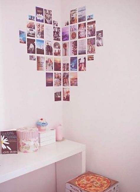 9 Cool Ways To Display Photos In Real Life | Cosmopolitan Middle East Teenage Room Decor, Hiasan Bilik Tidur, Diy Wand, Tumblr Rooms, Room Goals, Teen Room, Diy Photo, Decorate Your Room, Design Layout