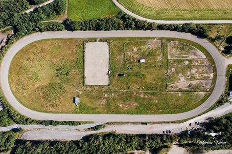 Aerial photo of the horse racing track at Årsøya in Selbu, Trøndelag, Norway Horse Race Track, Horse Racing Track, Racing Track, Horse Race, Aerial Photo, The Horse, Race Track, Horse Racing, Norway